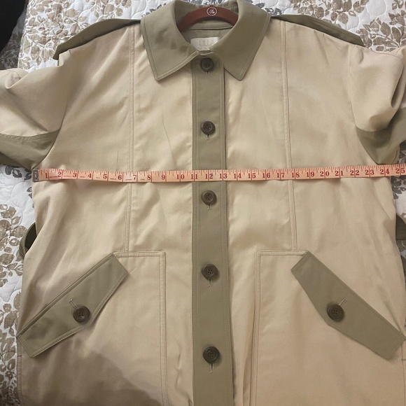 NWT ULLA JOHNSON Emmanuelle Night Neutral Trench Coat Size Medium. - Picture 8 of 15